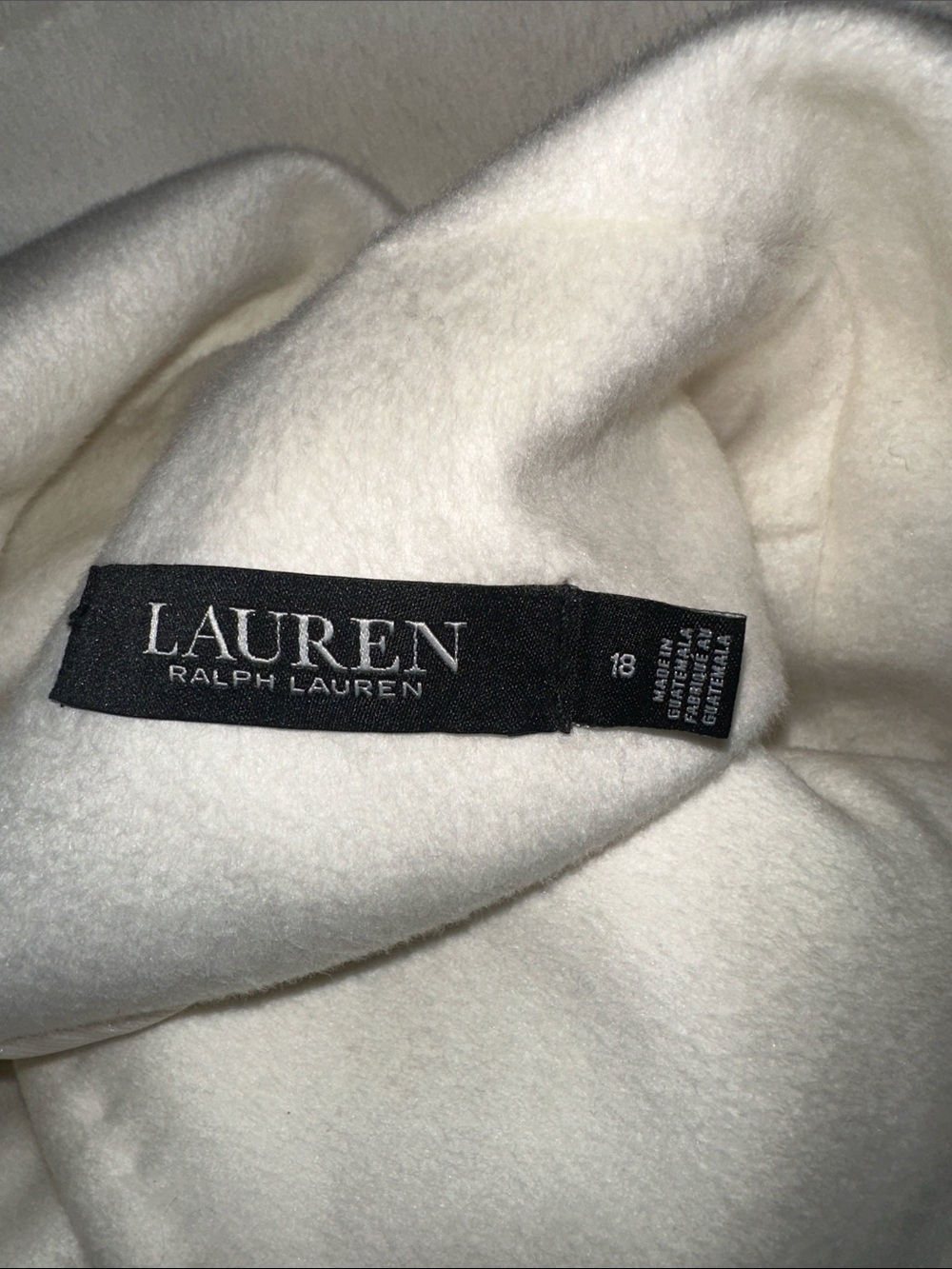 Ralph Lauren Cream Wrap Belted Long trench Coat - Picture 4 of 4